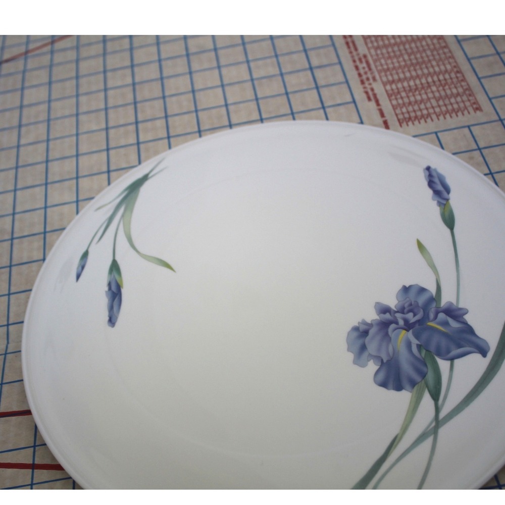 Christopher Stuart Iris Y1519 Bone China 12 inch Plate Serving Platter - Picture 5 of 8